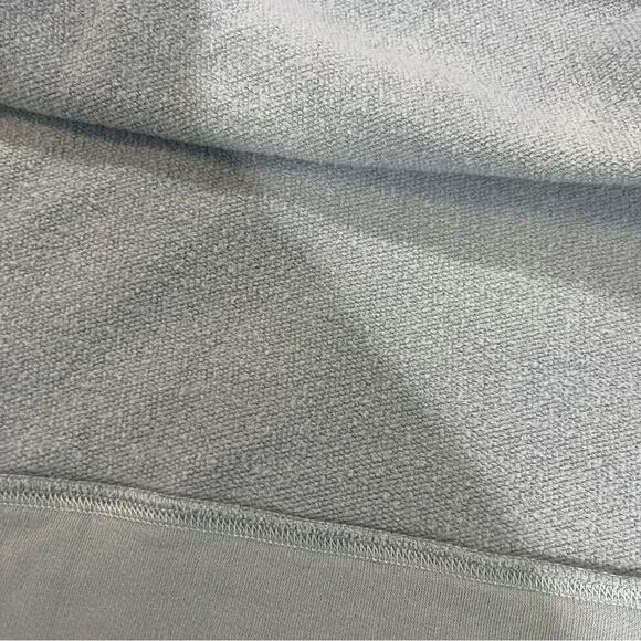 PINK Laced Up Hooded Sweatshirt sz L Gray and White - Picture 12 of 15